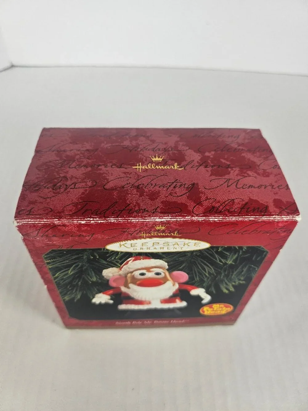 Vintage 1999 Hallmark Keepsake Ornament North Pole Mr Potato Head Santa